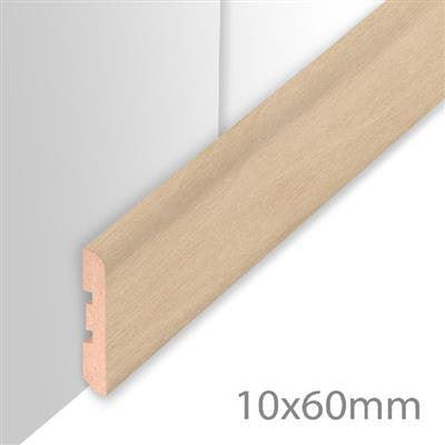Plint Easy Wood - (2600x10x60) - Wandenbekleden.nl